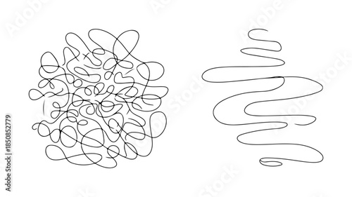 Both illustrations are designed as scalable vector graphics, making them versatile assets for professional designers to use in logos, web icons, or infographics across various print and digital media 