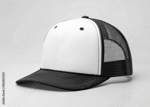 A blank white baseball cap mockup to help your designs beautifully.