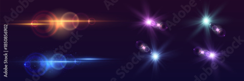 Lens flare and lighting effects