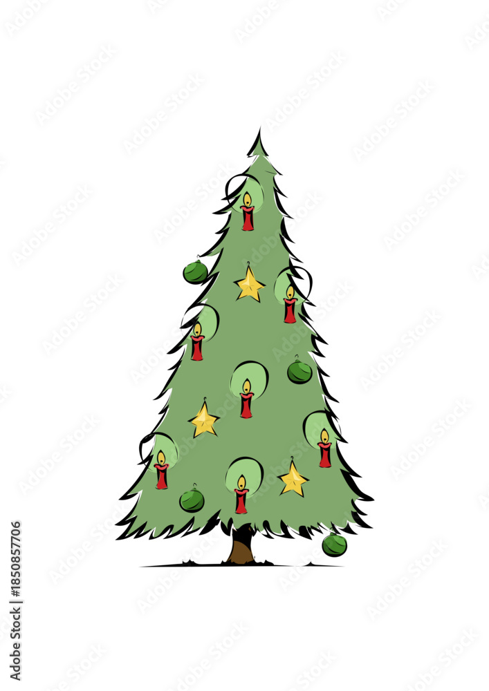 Obraz premium Christbaum 