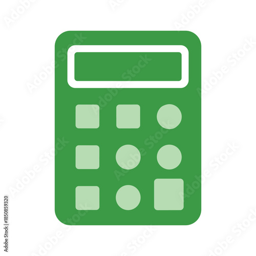 Green Calculator Icon