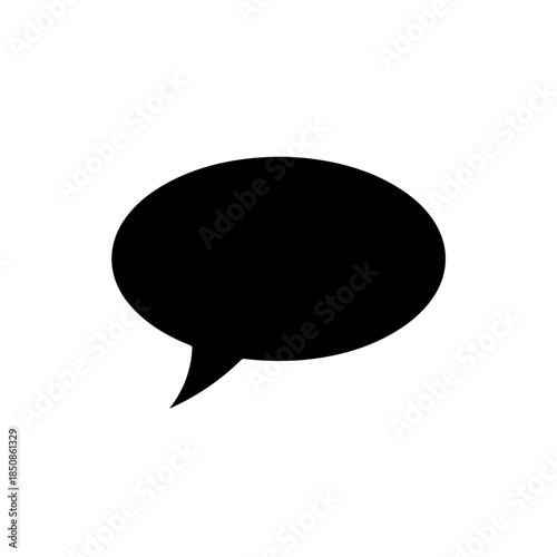 Empty speech bubble