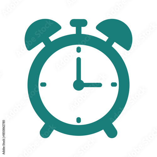 Green Alarm Clock Icon