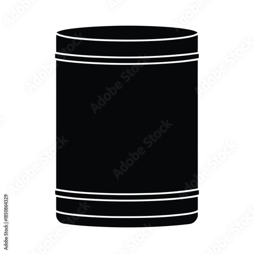 Simple container black icon design
