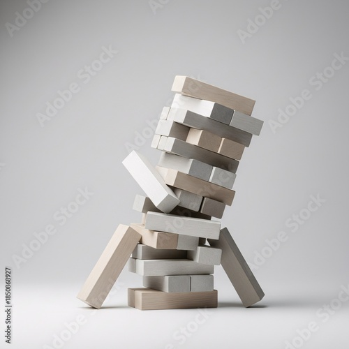 Unstable Geometric Structure Representing Business Crisis and Risk