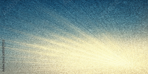 A vintage grunge paper texture background featuring a blue sky and winter ice pattern creates a cold nature backdrop with light clouds over an old aqua water surface design