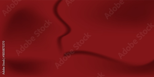 Abstract red gradient background, light and shadow on the backdrop with dimensions, hot tone wall modern red best seller