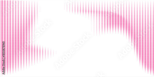white polka dots pattern over hot pink useful as a background good effect simple art