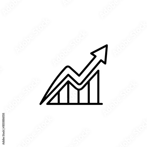 Graph showing increasing trend