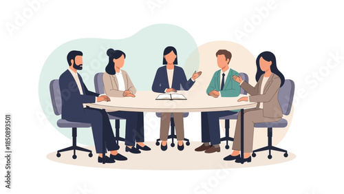 business team discussion and collaborative meeting in a modern office setting for effective teamwork