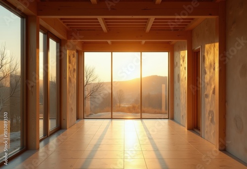 Efficient Sunlight Utilization Passive Solar Home Design Warmth Natural Heating