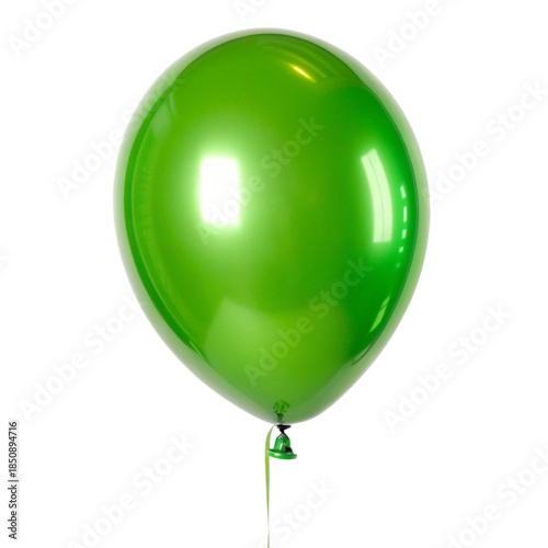 green balloon isolated