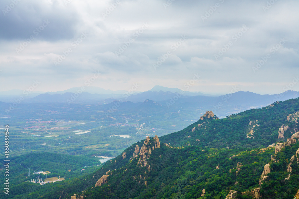 Fototapeta premium Layer upon layer of mountain scenery