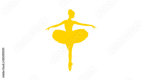 ballet dancer vector illustration