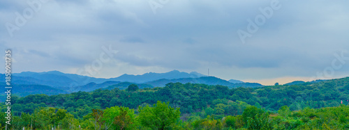 Layer upon layer of mountain scenery