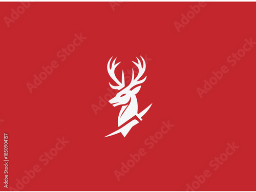 Elk Logo Design – Majestic Wildlife and Nature Emblem