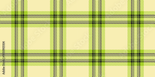 Card tartan textile check, twill background texture pattern. Throw seamless plaid fabric vector in lime and light colors.