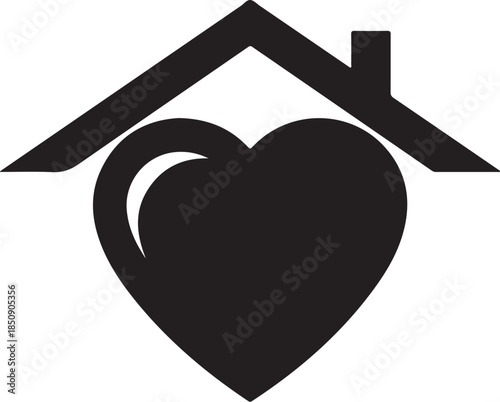 50 Home Love Heart House Icon Set Bundle
