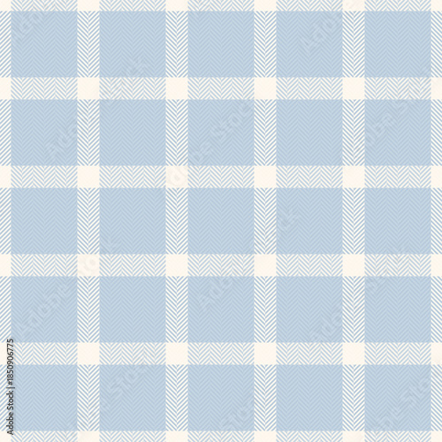 Invite seamless tartan vector, empty background fabric pattern. Goose foot texture check plaid textile in light and sea shell colors.