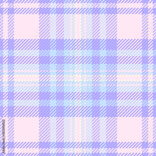 Hounds background fabric vector, royalty texture textile seamless. Veil pattern plaid tartan check in light and white colors.