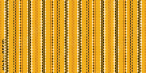 Bed stripe vector vertical, school pattern fabric lines. Teenage background texture textile seamless in amber and bright colors.