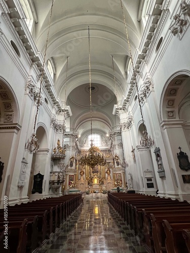 Inside the Carmelite Church in Warsaw