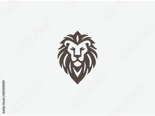 Lion Head Logo Design – Powerful and Majestic Animal Emblem