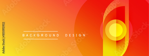 Abstract gradient background. Warm colors blend, creating dynamic visual effect. Modern design suitable for banners, presentations.