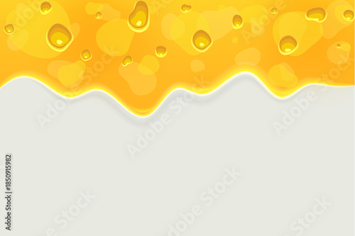Smooth yellow and orange gradient illustration depicting a melted cheese texture