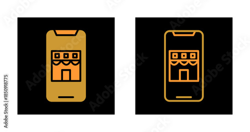 Mobile Shop Icon Design