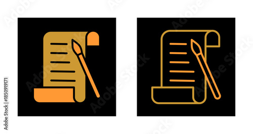 Calligraphy Icon Design