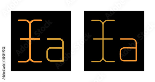 Text Select Icon Design