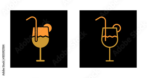 Festive Drinks Icon Design