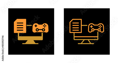 Gaming News Icon Design
