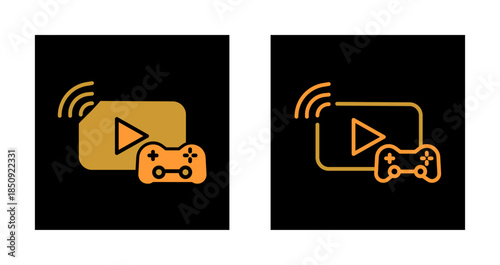 Gaming Streamer Icon Design