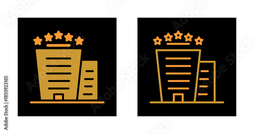Hotel Rating Icon Design