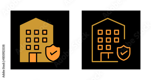 Hotel Security Icon Design