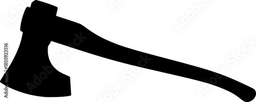Axe Emergency Equipment Vector Silhouette Illustration
