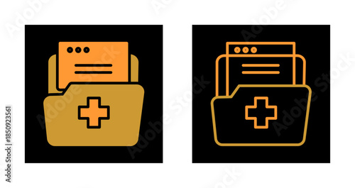 Electronic Records Icon Design