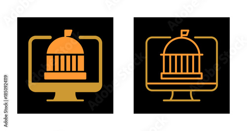 Digital Governance Icon Design