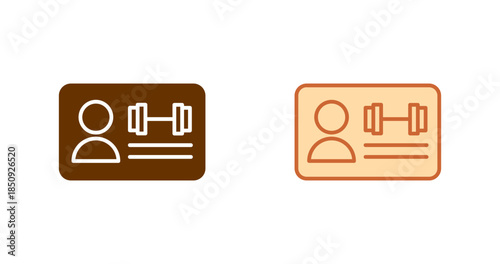 Gym Membership Vector Icon
