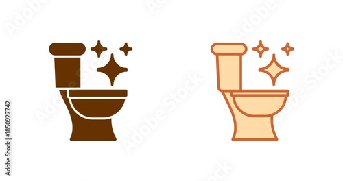 Bathroom Cleaning Vector Icon