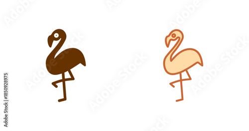 Flamingo Vector Icon