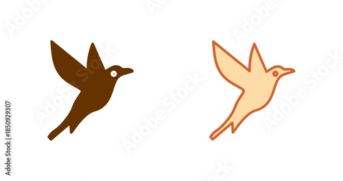 Hummingbird Vector Icon