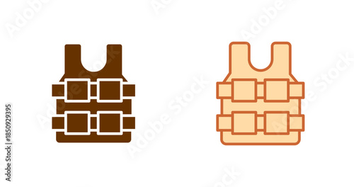 Bulletproof Vest Vector Icon