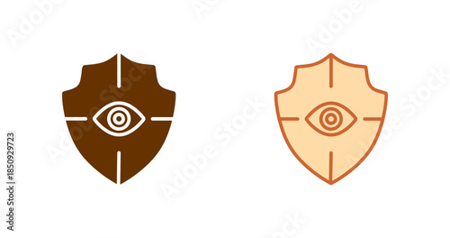Security Monitoring Vector Icon