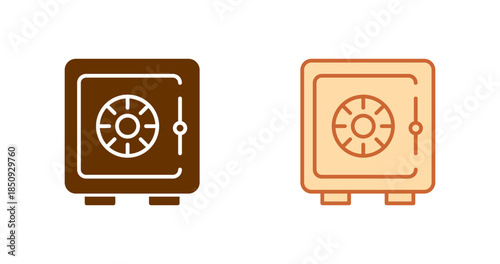 Safe Deposit Box Vector Icon