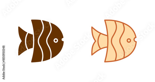Angelfish Vector Icon