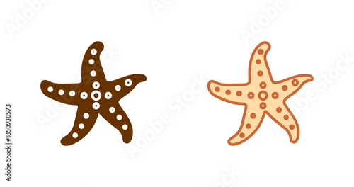 Sea Star Vector Icon