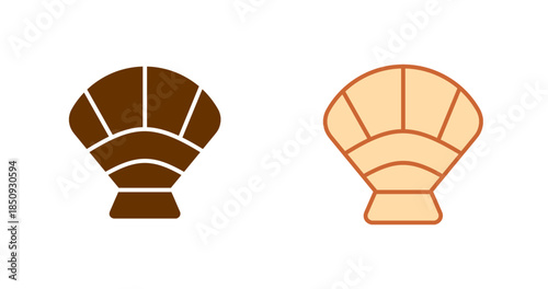 Clam Vector Icon